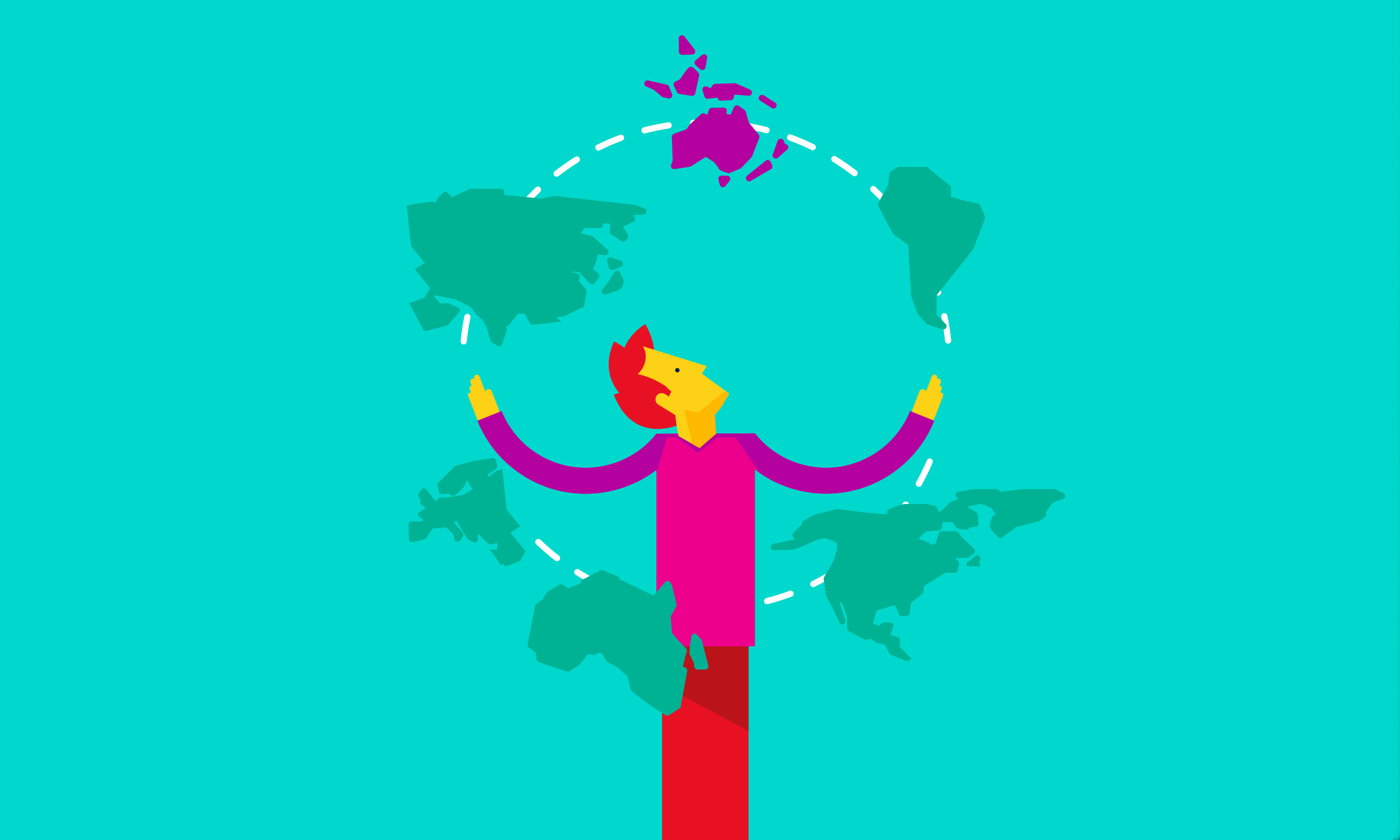 Microsoft brand illustraion